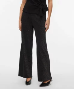 Vmberlin Wide Glitter Pants Black