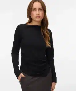 Vmmille Boatneck Top Black