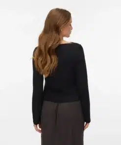 Vmmille Boatneck Top Black