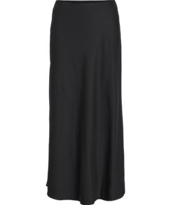 Viellette HW Midi Skirt Black