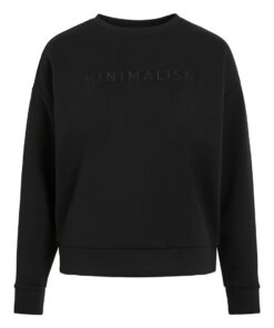 Vireflect Minimalism Sweatshirt Black Beauty