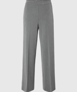 Selected Femme Emma Tara Wide Pant Medium Grey Melange