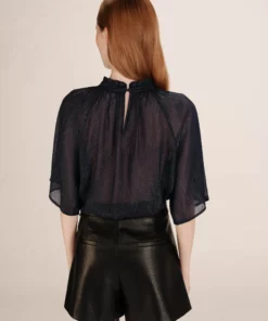 Grace & Mila Topaze Shirt Navy Lurex