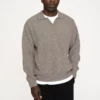 Resteröds Kane Wool Polo Knit Sand