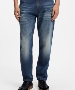 Boss Tapered Fit Jeans Blue