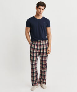 Gant Flannel Check Pajama Pants Ruby Red