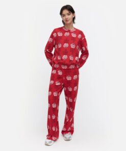 Marimekko Leiot Vihkiruusu Sweatshirt Red