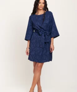 Dry lake Kailey Dress Navy Flower