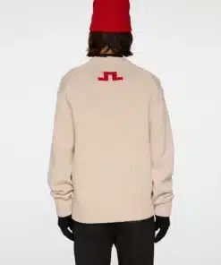 J.Lindeberg Fabian Graphic Knit Sweater Moonbeam