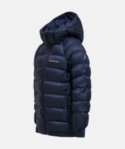 Peak Performance Tomic Insulated Hood Jacket Junior Blue Shadow