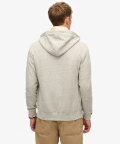 Superdry Essential Logo Zip Hoodie Varsity Grey Grindle