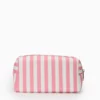 Fenella Smith Box Washbag Candy Pink Stripe