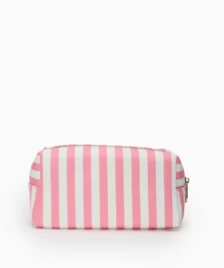 Fenella Smith Box Washbag Candy Pink Stripe