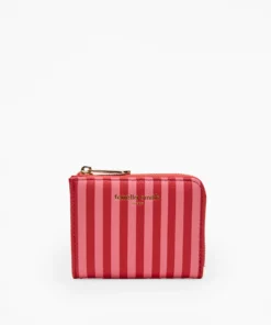 Fenella Smith Lucy Purse Pink And Red Stripe
