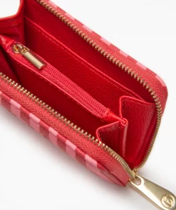 Fenella Smith Lucy Purse Pink And Red Stripe