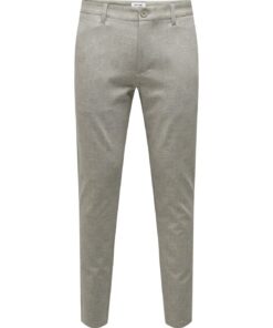 ONSMARK SLIM CHECK PANT GREY