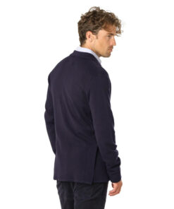 Knitted Merino Blazer Navy