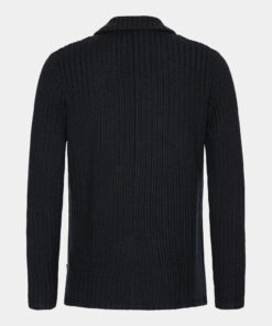 Merino Cable Blazer Navy