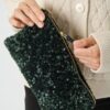 DeniaPW Sequin Bag Green