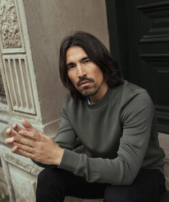 MMGAbel Crew Neck Sweat Dk Army Green