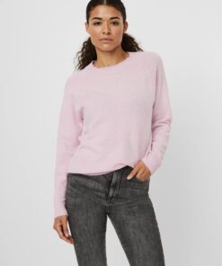 VMDOFFY LS O-Neck Blouse Purple Pastel Lavender