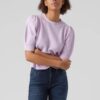 VMDOFFY 2/4 O-Neck Pullover Ga Noos Purple Orchid Bloom