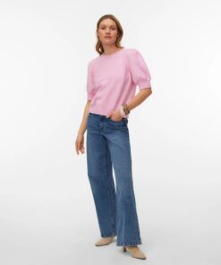 VMDOFFY 2/4 O-Neck Pullover Rose