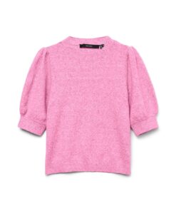 VMDOFFY 2/4 O-Neck Pullover Ga Noos Rose