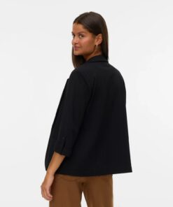 VMEVA 3/4 Loose Blazer Noos Black
