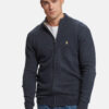 MCS Alfie Lambswool Knit Full zip Navy Melange