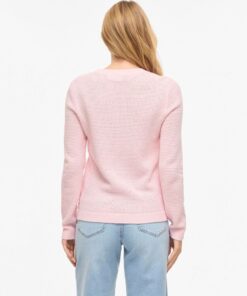 Vidalo O-Neck Ls Knit Top Cherry Blossom