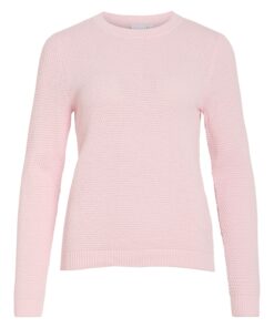 Vidalo O-Neck Ls Knit Top Cherry Blossom