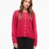 Vilory O-Neck Ls Knit Cardigan Jazzy