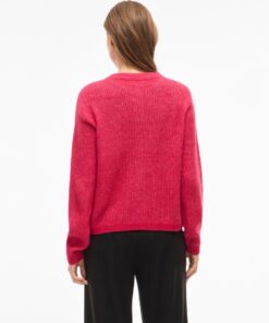 Vilory O-Neck Ls Knit Cardigan Jazzy