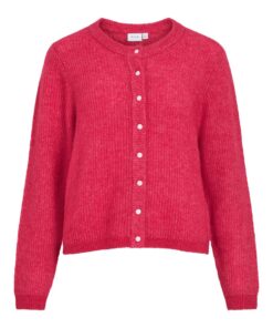 Vilory O-Neck Ls Knit Cardigan Jazzy