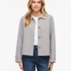 Vijuice Ls Short Jacket Light Grey Melange