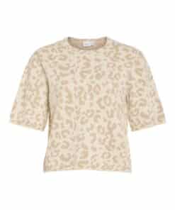 Vila Vimayas O-Neck 2/4 Kknit Super Light Natural Melan