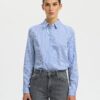 SLFROMIE LS Fitted Shirt Noos Bright White