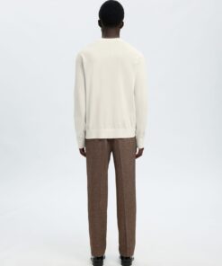 Selected Femme Slmtorino Ls Knit Crew Neck Egret