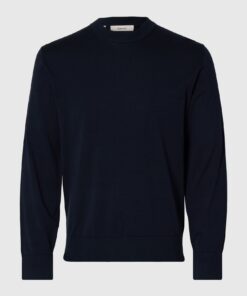 Selected Femme Slmtorino Ls Knit Crew Neck Sky Captain