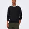 Only & Sons Onswyler Neulepusero Black