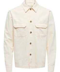 Only & Sons Onscolt Reg Ls Shirt White