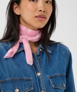 PhiPW Scarf Orchid Smoke Fragile Print