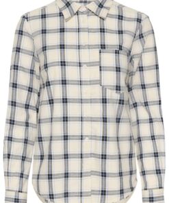 YanaPW Shirt Big Dark Navy Check