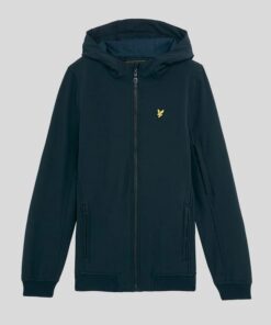 Lyle & Scott Boys Softshell Hooded Jacket Dark Navy