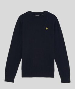 Lyle & Scott Boy's Cotton Crew Neck Jumper Dark Navy