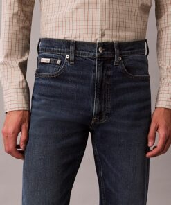 Calvin Klein Standard Straight Fit Jeans Oil Slick