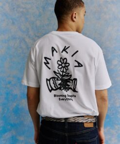 Blooming t-paita White