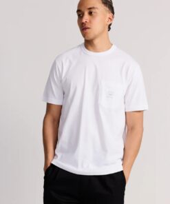 Square Pocket T-Shirt White