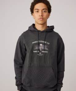 Makia Eagle Hooded Sweatshirt Black